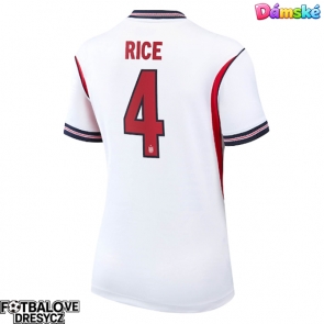 Anglie Declan Rice #4 Dámské Domácí Dres MS 2026 Krátký Rukáv